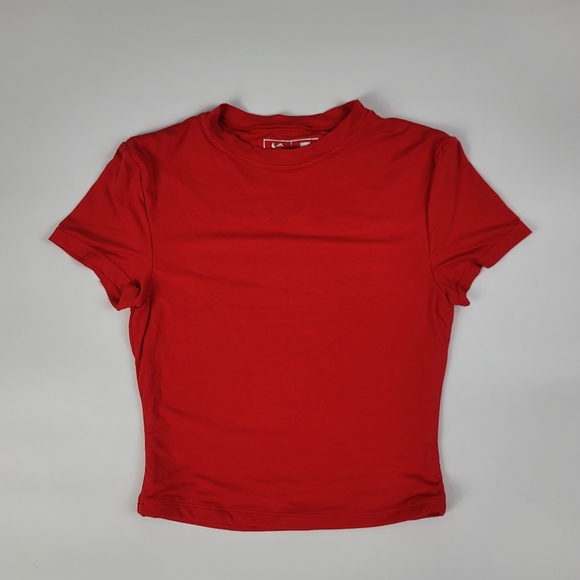 Pedigree SW | Evo-Dry BabyTee Crop Top - Red - Picture 4 of 5